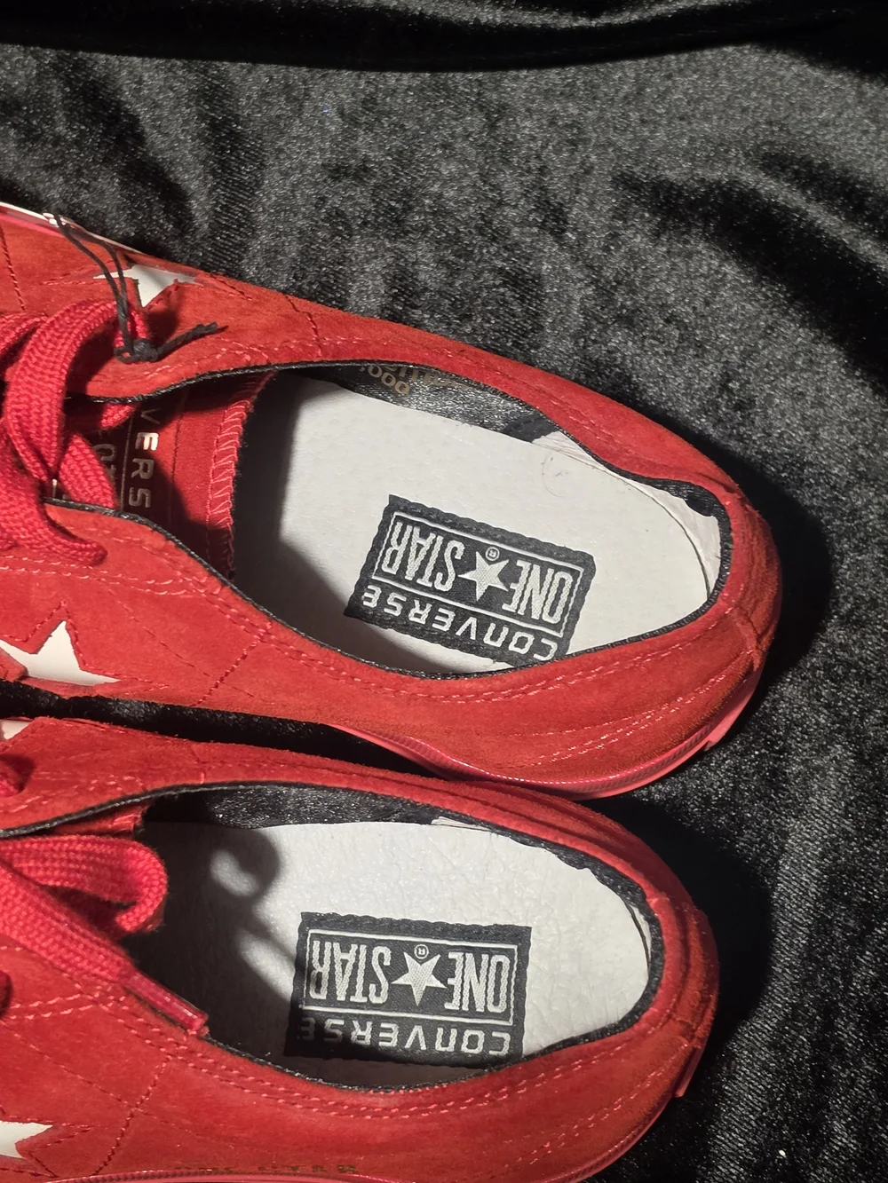 Vintage Converse One Star x Target Red Suede Sneakers - Rare 2009 Promo - M8.5